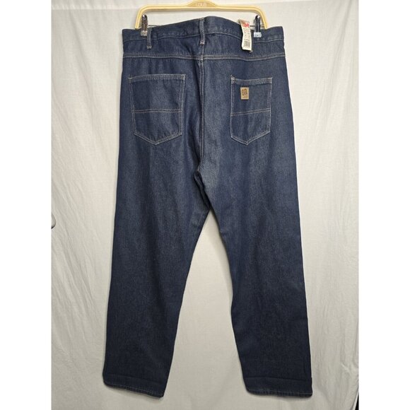 VTG Outback Rider Plaid Fleece Lined Heavy Denim Jeans - 2 PAIRS- Size 42- READ - Picture 14 of 16